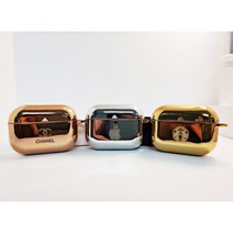 에어팟 케이스 제작 이니셜 각인 로고 메탈케이스 에어팟 프로 케이스 메탈 도금, * 철가루 방지 스티커 *