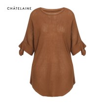 샤트렌 샤트렌 보트넥 루즈 니트