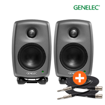 Genelec 8010A 그레이 (2통) 제네렉 3인치 액티브 모니터 스피커 / 국내정품