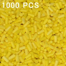 귀마개1000 개 귀마개 도매 수면 소음 감소 음악 차단 방음 스폰지 모험 시간 귀 플러그, 01 yellow earplugs