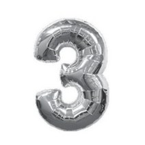 애드벌룬 에드벌룬 현판식 제막식천16 인치 32 골드 실버 0-9 번호 호일 풍선 도움말 헬륨 생일 웨딩 장식, 22 Silver 3_02 32 인치