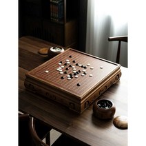 고급 바둑판 기원 원목 바둑 테이블 알까기 프리미엄, 바둑판 + 바둑알 B