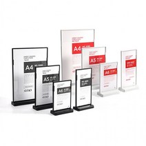 메뉴 꽂이 T자형 세로 A5 (W6261), 쿠팡 본상품선택