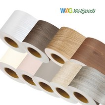 웰굿즈 몰딩시트지 걸레받이 천장 문틀 무니목 시멘트 필름지 10m, 무늬목-애쉬우드몰딩10m