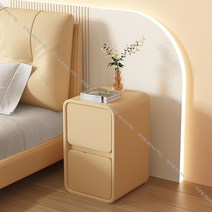 침대옆 선반 협탁 테이블 2단 사이드테이블 원룸 투룸 자취방 꾸미기 7색, 오렌지_20x40x50cm