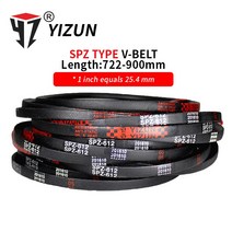 농기계YIZUN SPZ/3V 타입 SPZ722 ~ 900mm 하드 와이어 고무 드라이브 피치 길이 둘레 산업용 트랜스미션, 02 SPZ737mm Lw_01 1 개