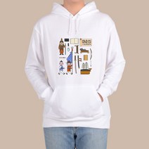 ATOGATO 한국의 위인 이순신장군 맞춤 후드티