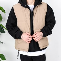 모룸 남녀공용 리버시블 양면 패딩조끼