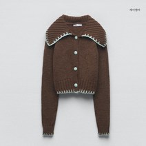 자라 ZARA 스타일 니트 가디건 코트 가을 겨울 3991130 700