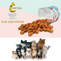 오메가 3 & 6 함유 반려견 연어고기 간식 관절영양, 상세페이지 참조
