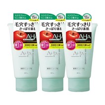 BCL AHA 클렌징 리서치 워시 클렌징 N 스크럽 타입 120g 3팩