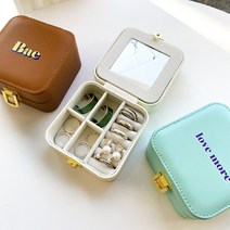 커스텀 이니셜 주문제작 쥬얼리 악세사리 보관함 정리함 (3color)