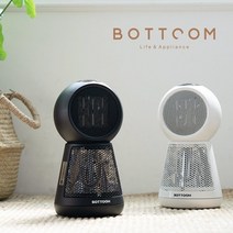바툼 핫큘레이터 2in1 소형 미니 히터 전기온풍기(BT-900TH), 화이트