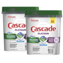 Cascade 케스케이드 플래티넘 식기세척기 세제 [92개입 2세트], 1개