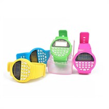 컬러 스마트 계산기 손목 시계, 옐로우