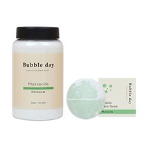 버블데이 가루입욕제 360g + 배쓰밤 피톤치드 100g, 1세트