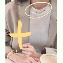 [다이앤] 블랙스피넬 목걸이- 14k 명품 목걸이브랜드