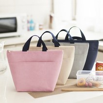 쿨러백 피크닉가방 에코백 보냉백 이유식가방 캔버스 미니 쿨러백 방수쿨러백 도시락가방 대량구매 사은품, 네이비