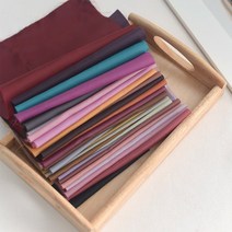 소잉홀릭 대폭-안감지) 의류용안감원단(28컬러) - 다후다 다우다원단 / 무지원단, 13 연자주