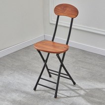 손님용 접이용의자 기대는 교회 예배 개인 의자, 본상품선택, 브라운우드