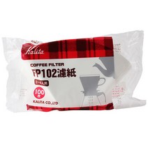 칼리타 커피필터 fp102 화이트 2~4인용, 단품, 1개