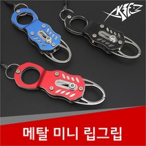 현진피싱 메탈 미니 립그립 물고기집게 랜딩 포셉 낚시 공구, 블루