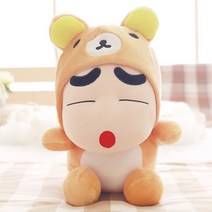 큰 부드러운 짱구인형 대형 토토로 스폰지밥 모자 애착 인형, 35cmcm, P