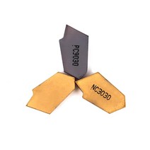 절삭공구홀더 카바이드 인서트 슬롯형 SP200 10 개 메탈 홈 가공 절삭 CNC 선반 터닝 툴 거치대 용, 01 SP200 PC9030