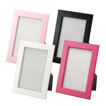 이케아 FISKBO 액자10x15 /사진/그림/, 색상:핑크_002.974.21