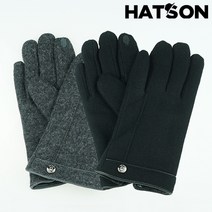 [햇츠온]H21-434 HatsON 브랜드 남성 남자 겨울 울 장갑 스마트폰 터치 모직 방한 기모 추천 AA
