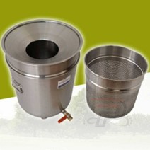 파샵 스텐잔반통 업소용잔반통 식당음식물쓰레기통 잔반수거통, 20G/L (CG61151)
