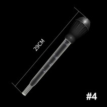 수족관 피펫 물고기 탱크 사이펀 청소 도구 수동 흡입 파이프 필터 펌프, 29cm black