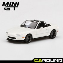 미니지티(304) 1대64 마쯔다 미아타 MX-5 (NA) 튠 버전 - 클래식 화이트, RHD(우핸들)