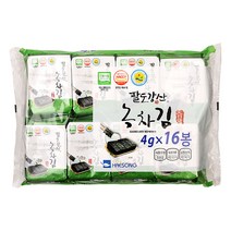 팔도강산녹차김 4Gx16입해송식품, 단품, 단품