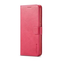 샤오 미 11T 프로 케이스 가죽 지갑 + 실리콘 플립 커버 Xiaomi 전화 11TPro Mi11T, Xiaomi 11T, Rose Red