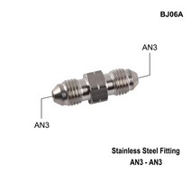 AN3 오토바이 모터 자전거 유압 브레이크 오일 호스 라인 밴조 피팅 m10x1 스테인레스 스틸 10mm 스포츠 엔터테인먼트 활동 부품 안전한 내구성, BJ06A