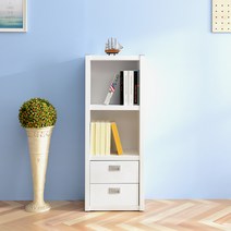 가로형 400 3칸 낮은책장 책꽂이 서랍수납장 낮은책장 수납책장 3단책장 오픈형책장 서랍수납장 책꽂이 3칸책장, 메이플