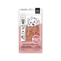 펫슐랭 쫄깃스틱 야채범벅껌 소고기 10개입 65g