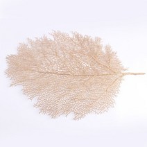 야자매트 엘리베이터보양 체크철판 식생매트 야자 잎 테이블 매트 산호 분기 시뮬레이션 플랜트 플레이스매트 식탁 코스터 eva 컵 커피 홈 주방 크리스마스 장식, 황금색 57x36cm