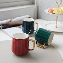 [바보사랑] 펜타 골드 머그컵 1p-3color, 새옵션:그린
