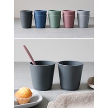 아동용 열탕소독 변형없는 말랑한 실리콘 물컵 귀여운유아식기 아기반찬, 진그레이