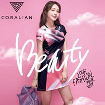 코랄리안 여성 그래픽 원피스 CSO-C9065