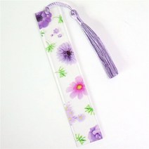 선물용 금속 투명 아크릴 플라스틱 책갈피 예쁜 꽃 눈금자 스트립 귀여운 학교 학생 마크 소녀 인덱스 태그, 06 A6