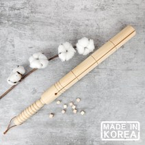 손잡이 나무죽비 원형 (안마봉 죽봉 마사지기 어깨 효도선물, 49x4cm