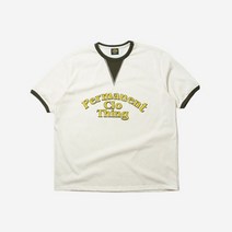 [정품] 비디알 퍼머넌트 링거 티셔츠 올리브 바닐라 VDR Permanent Ringer T-Shirt Olive Vanilla