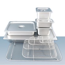 스텐밧드모음 밧드 커버 드레인 업소용 반찬냉장고 바트 스텐27종 야채통 김밥집 보관용기, 커버 및 드레인, 스텐 노멀 커버