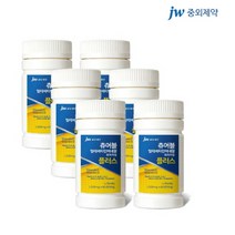 jw 중외제약 츄어블 멀티비타민미네랄 프리미엄 플러스 1500mg 4개월 8개월 12개월, 60 x 6통(12개월분)