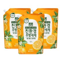 퐁퐁 친환경주방세제 리필 1.2L x 4개, 3개