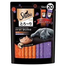 쉬바 멜티 고양이 파우치 간식 참치 10p + 참치와 해산물 10p, 쉬바 멜티 참치 2가지맛, 3세트