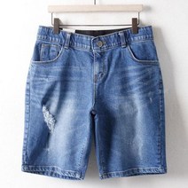 빅사이즈 5부 진청 스판 청 반바지 99D610M 여성 랩반바지 랩치마바지 큐롯팬츠 플리츠치마바지 치마반바지 ^JUN#A